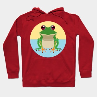 Frog in Outdoor Bath Hoodie